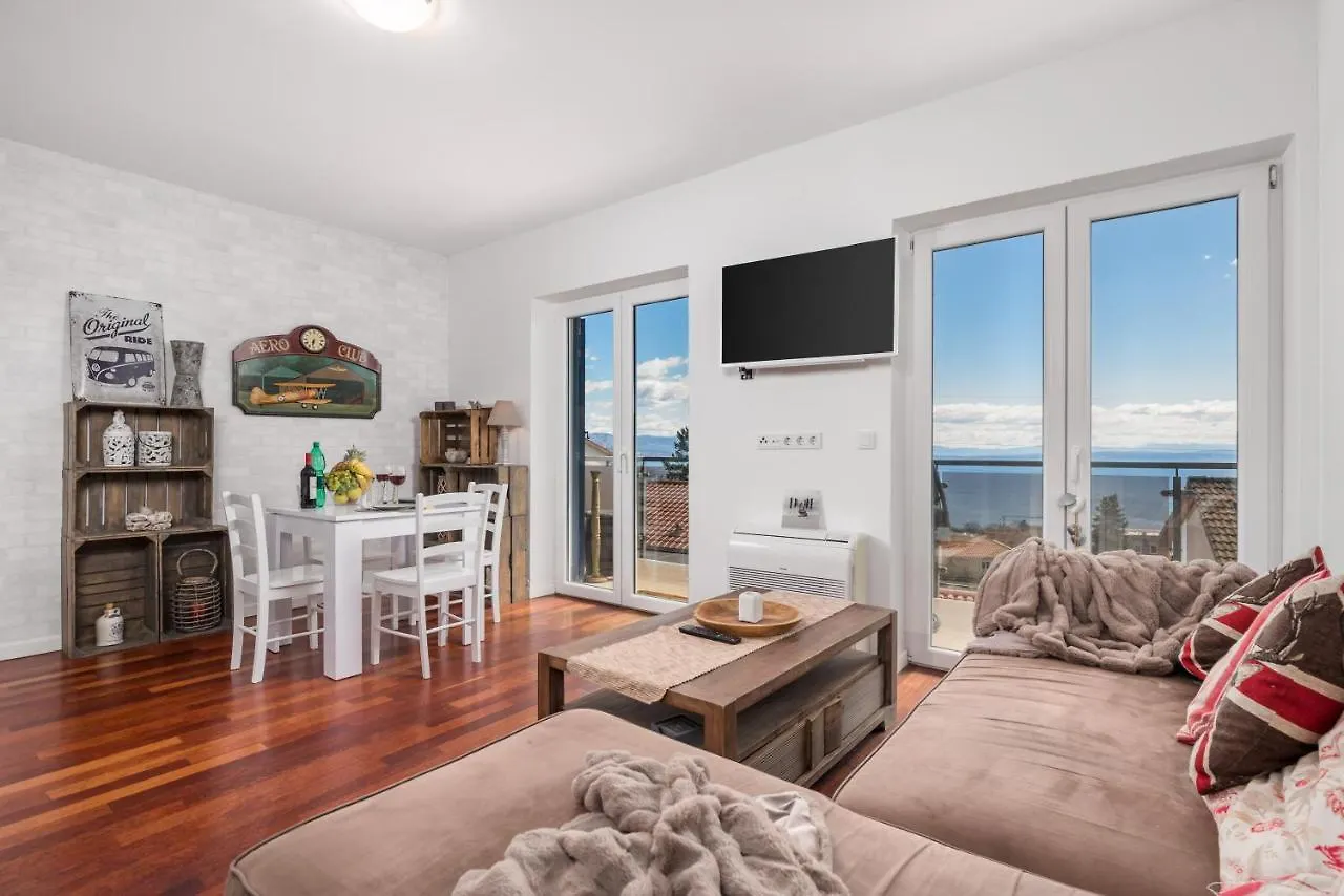Chiara Rental Opatija, Apartment Victoria With Terrace, Panoramic Sea View Icici Croatia