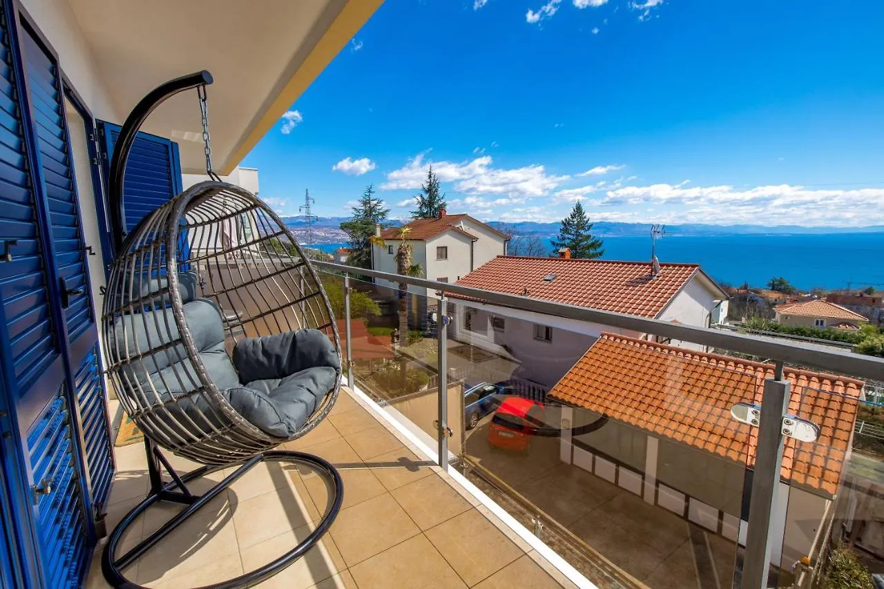 Chiara Rental Opatija, Apartment Victoria With Terrace, Panoramic Sea View Icici