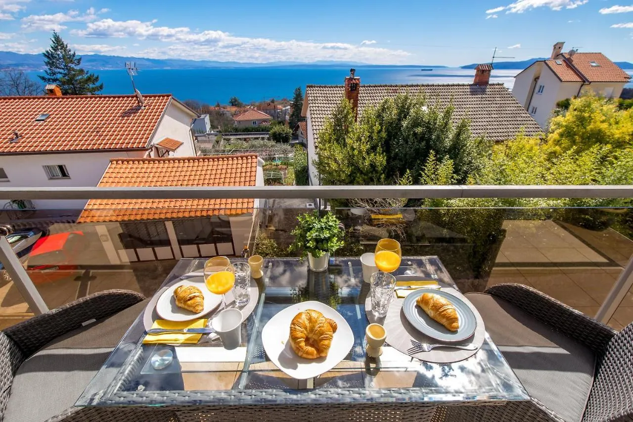 Chiara Rental Opatija, Apartment Victoria With Terrace, Panoramic Sea View Icici